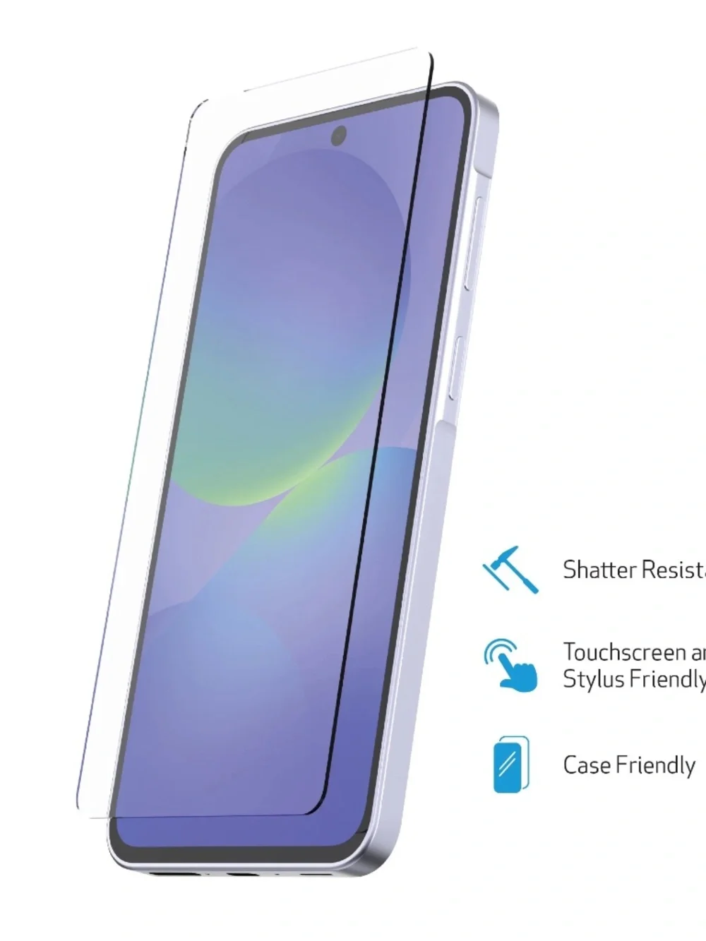 DuraGlass Tempered Glass Screen Protector Installation Tray Samsung Galaxy A37